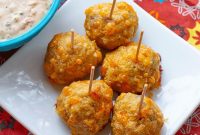 Low-Carb Keto Sausage Balls Recipe (Gluten-Free, Cheese Packed)