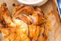 Crispy Air Fryer Bloomin’ Onion Recipe
