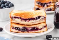 Blueberry and Brie Grilled Cheese Sandwich Recipe