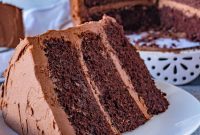 Moist Buttermilk Chocolate Cake Recipe with Rich Cocoa Flavor