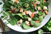 Spicy Green Salad with Zesty Power-Packed Dressing