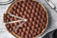 Chocolate Coffee Mascarpone Tart Recipe with Creamy Espresso Filling