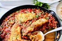 Oven-Baked Cod with Lemon Garlic Butter Sauce