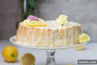 Light and Fluffy Lemon Angel Food Cake Recipe