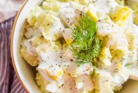 Dill Ranch Potato Salad with Avocado and Eggs – Light Summer Recipe
