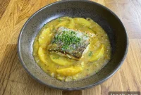 Hake in Apple and Cider Sauce (Merluza a la Sidra)