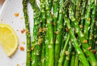 Oven-Roasted Asparagus with Lemon and Garlic
