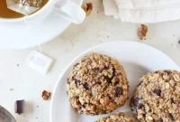 Dark Chocolate Banana Breakfast Cookies — Soft & Flavorful