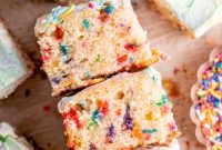 Rainbow Sprinkle Cake with Classic Vanilla Frosting