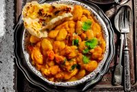 Creamy Coconut Butter Bean Curry with Spinach & Lime