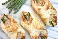 Asparagus, Ham & Cheese Puff Pastry Wraps: Crispy Savory Bites