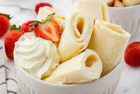 3-Ingredient Rolled Ice Cream Recipe: Creamy Homemade Treat