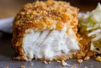 Crispy Parmesan-Crusted Halibut in the Air Fryer