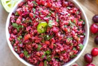 Zesty Cranberry Salsa Recipe for Holidays and Parties