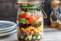 Mexican Mason Jar Salad: Flavorful Meal Prep for On-the-Go