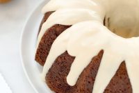 Pear & Cardamom Cake with Maple Cream Cheese Frosting