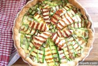 Zucchini and Halloumi Tart Recipe — Savory Summer Tart