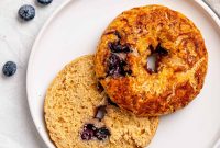 Blueberry Bagels in 40 Minutes — No Yeast Required