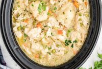 Slow-Cooker Chicken and Dumplings with Canned Biscuits