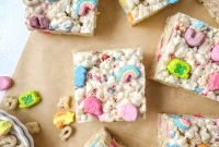 Lucky Charms Rice Krispie Treats: St. Patrick’s Dessert Recipe