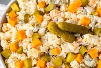 Creamy Dill Pickle Pasta Salad with Crunchy Veggies