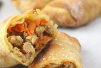 Crispy Oven-Baked Egg Rolls with Savory Dipping Sauce