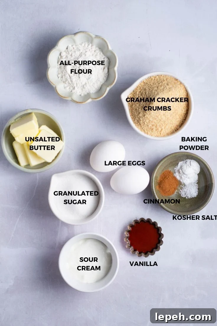 graham cracker cake ingredients