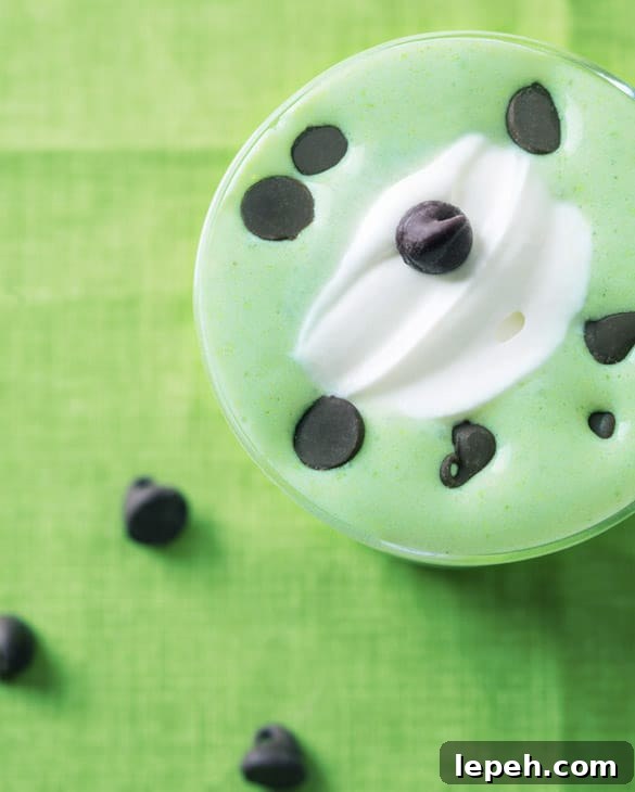 Healthy Vegan Shamrock Shakes (Low Calorie Recipe)