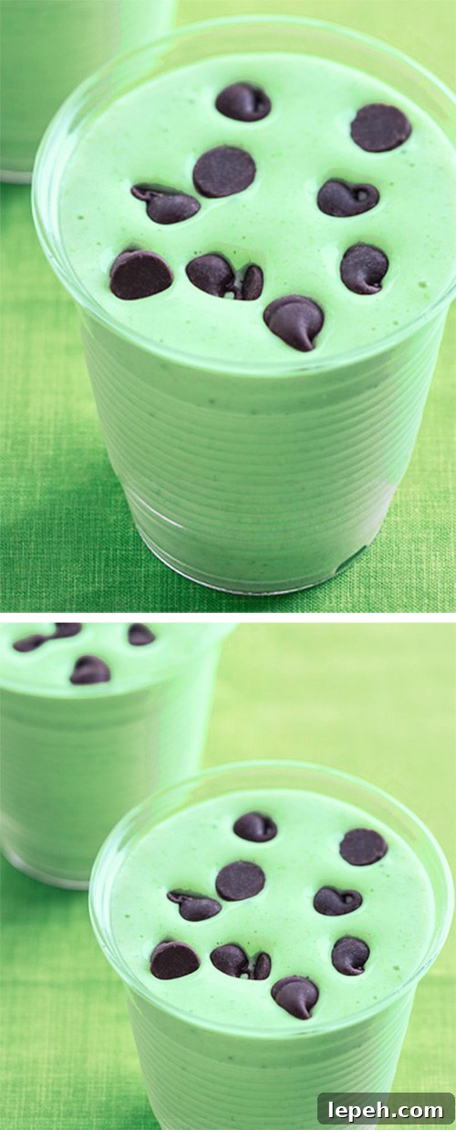 Secretly Healthy Shamrock Shake Recipe
