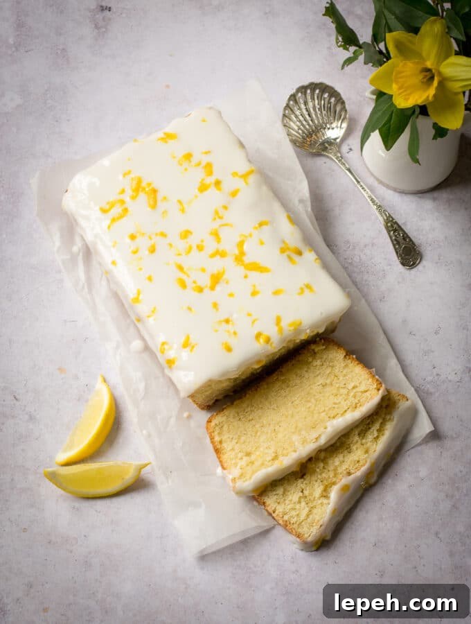 Vegan Lemon Drizzle Cake