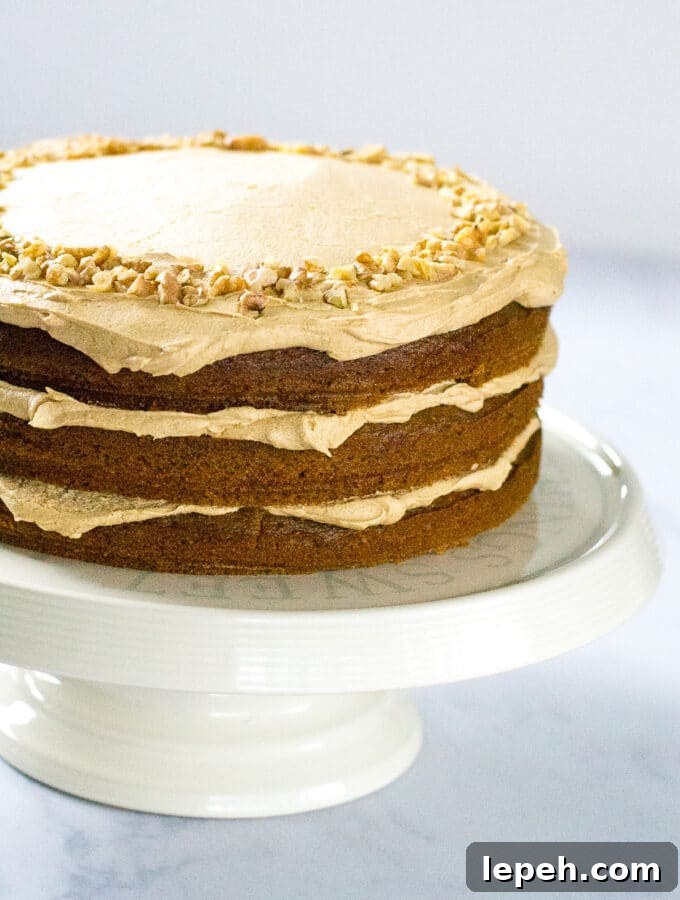 Vegan Coffee & Walnut Cake