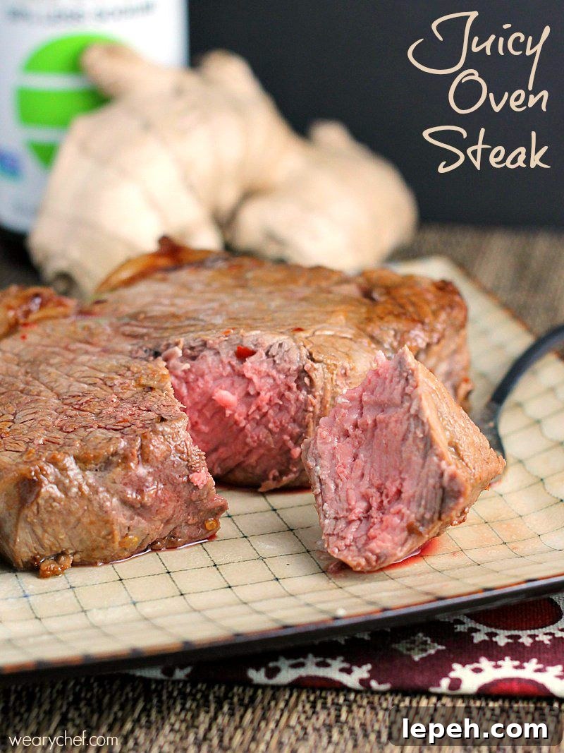 Juicy Oven Steak - Cook thick cuts to perfection with this easy skillet to oven technique!
