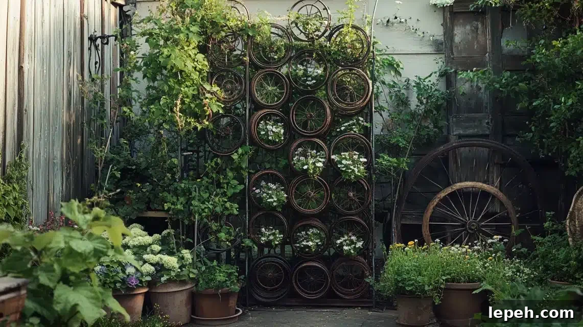 Creative Trellis Ideas Using Recycled Materials