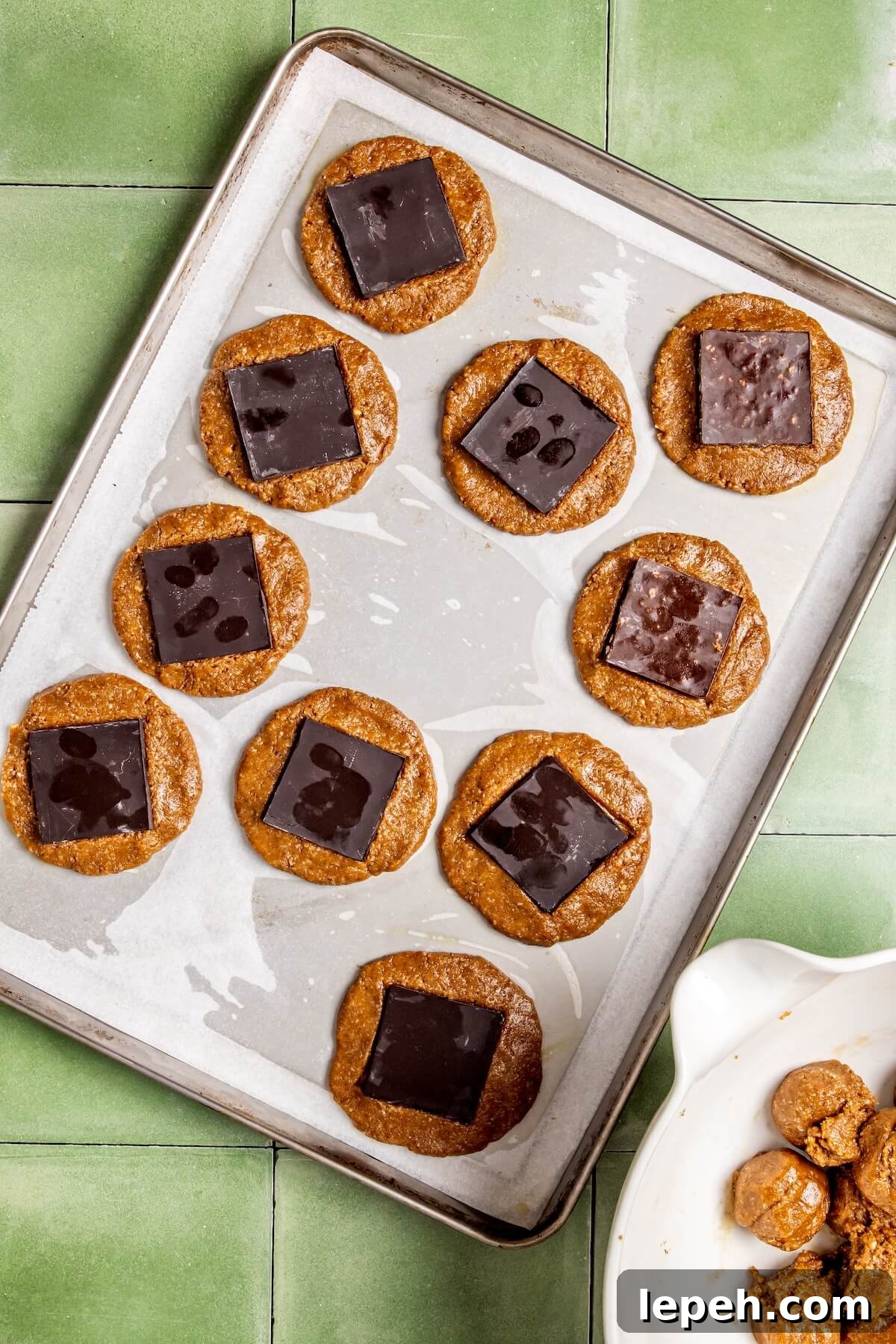 How to Make Chocolate Stuffed Almond Flour Cookies Step 5 - Olivia Adriance