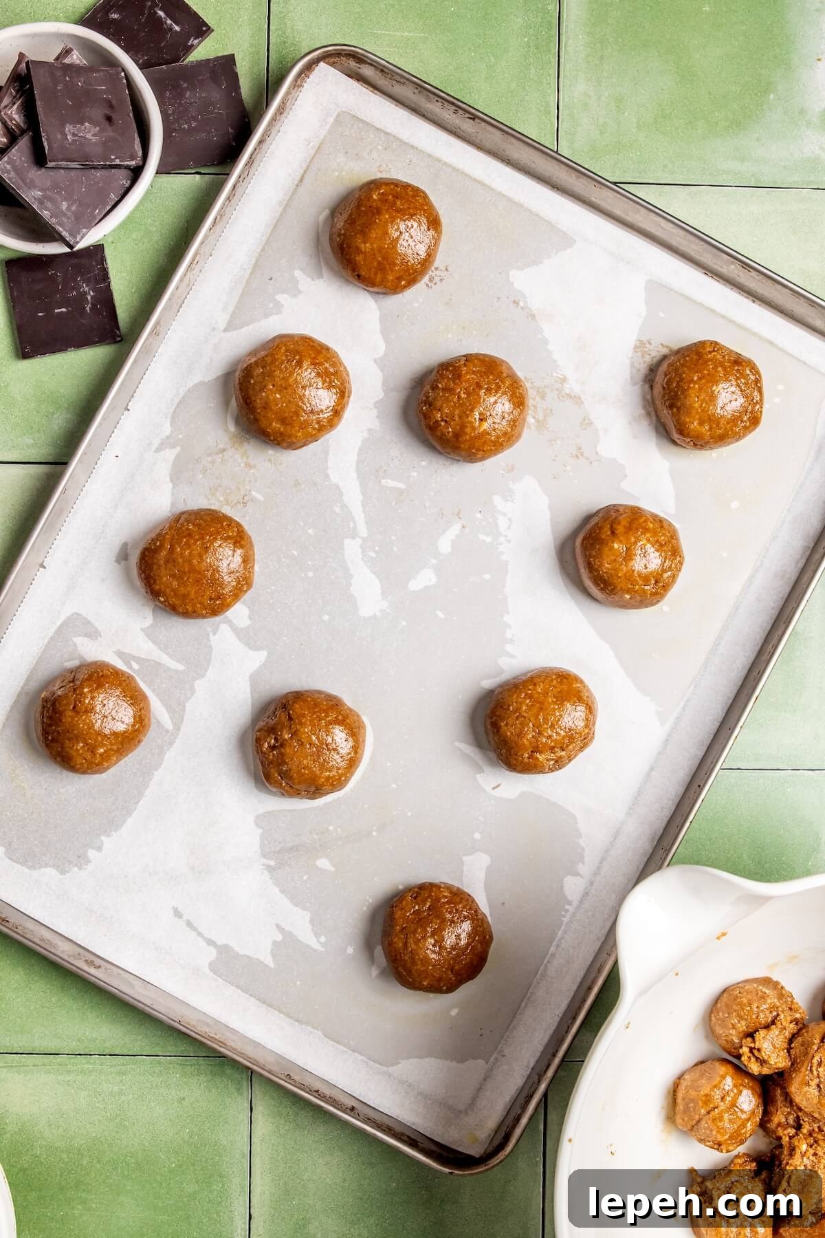 How to Make Chocolate Stuffed Almond Flour Cookies Step 4 - Olivia Adriance