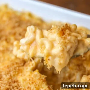 Creamy homemade mac and cheese