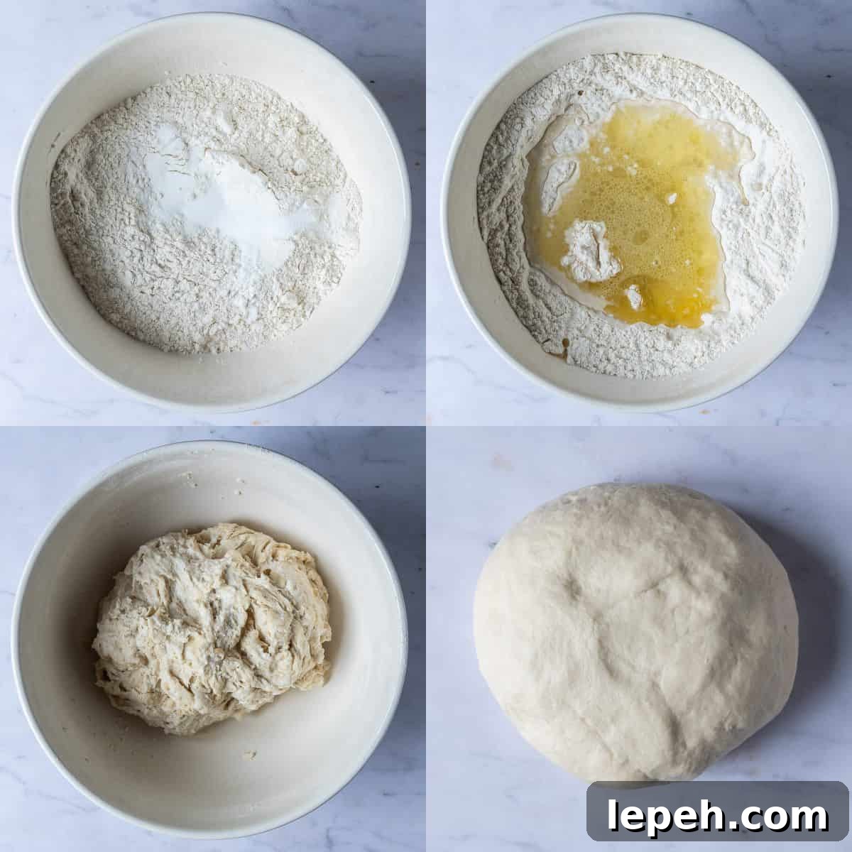 step 1 - making the dough