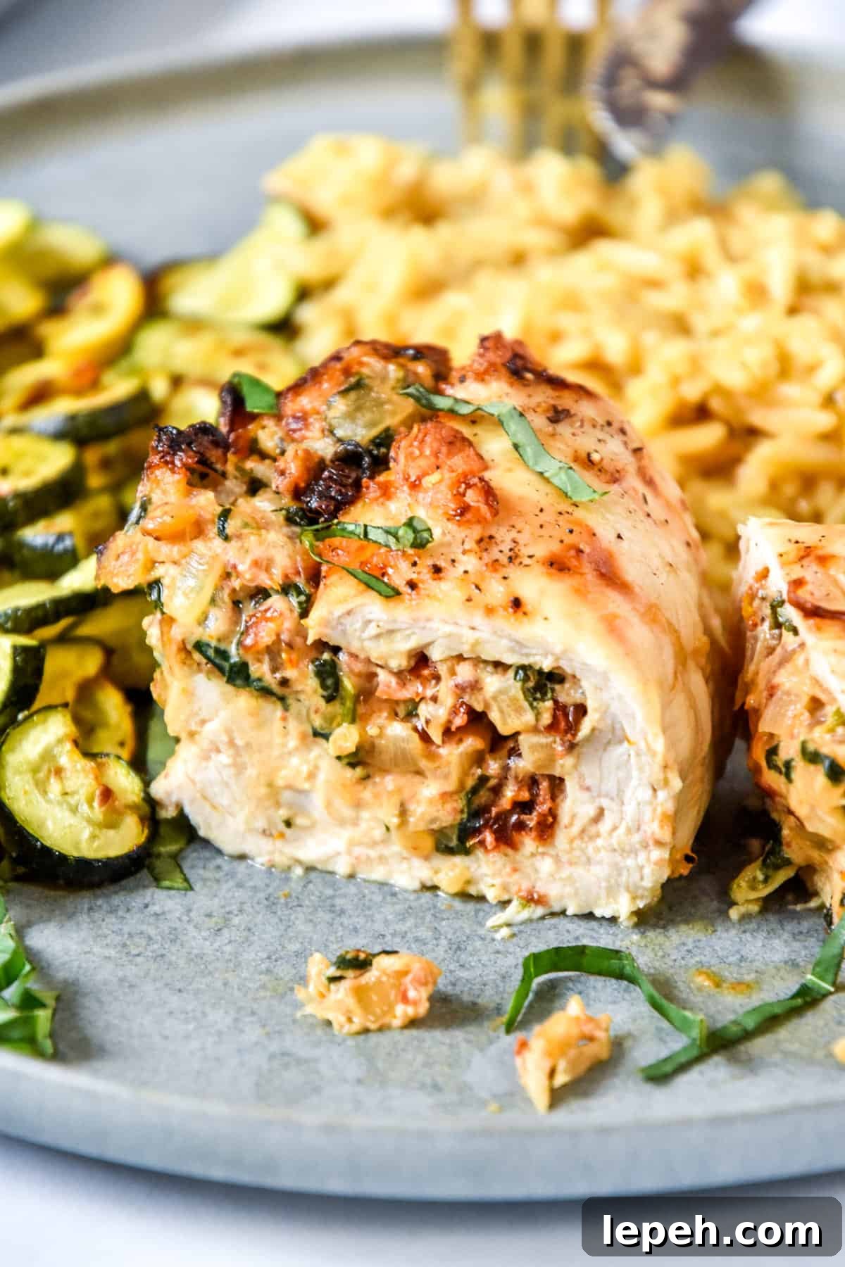 Air Fryer Stuffed Chicken Breast