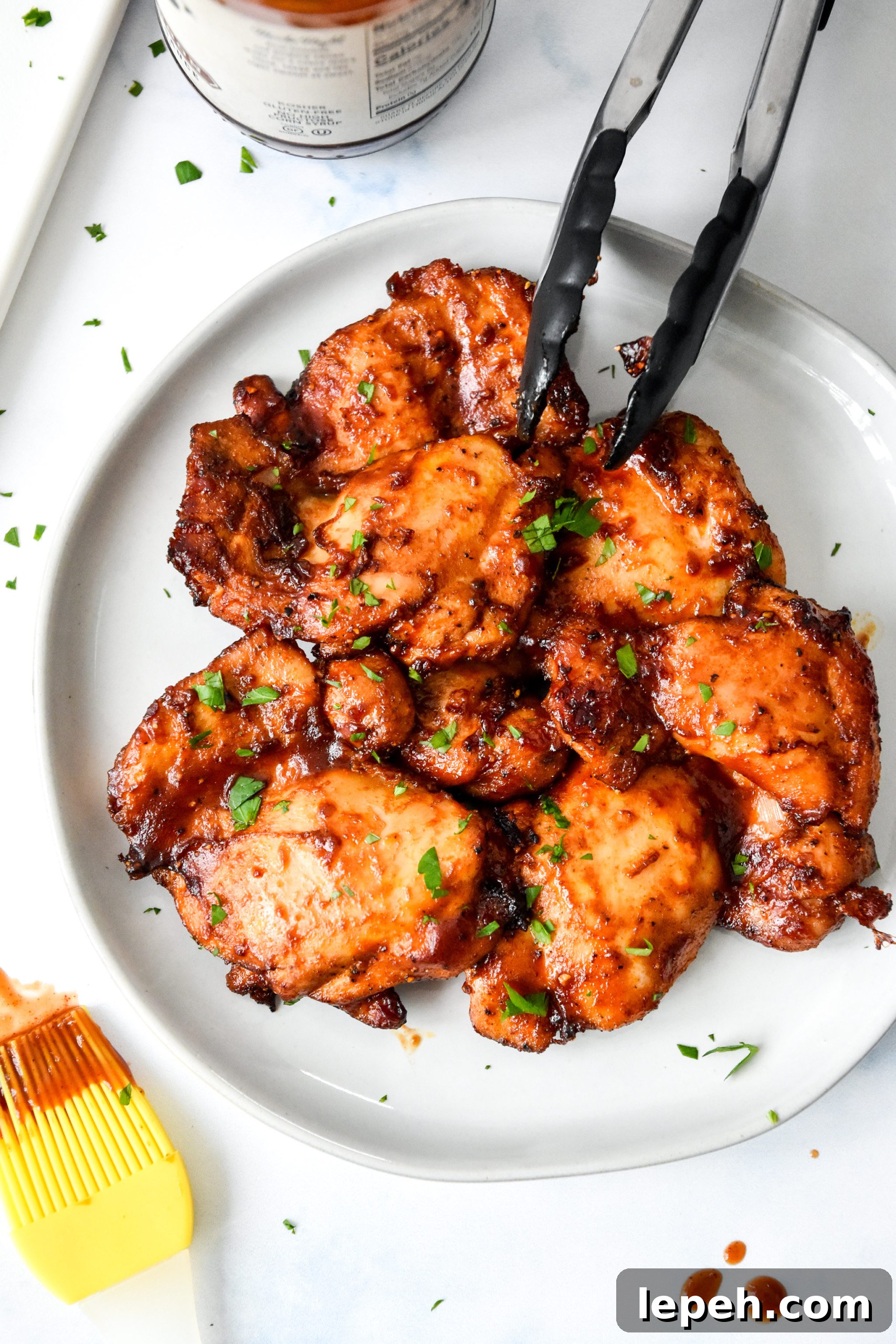 Air Fryer Boneless BBQ Chicken Thighs