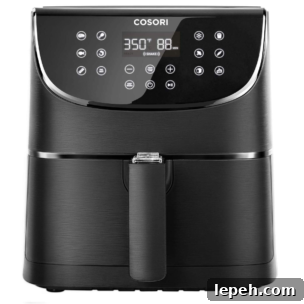 black cosori air fryer.