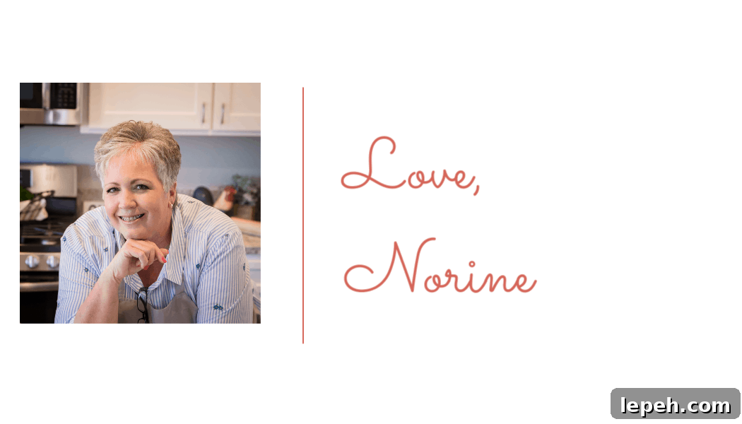 Signature and photo for Norine