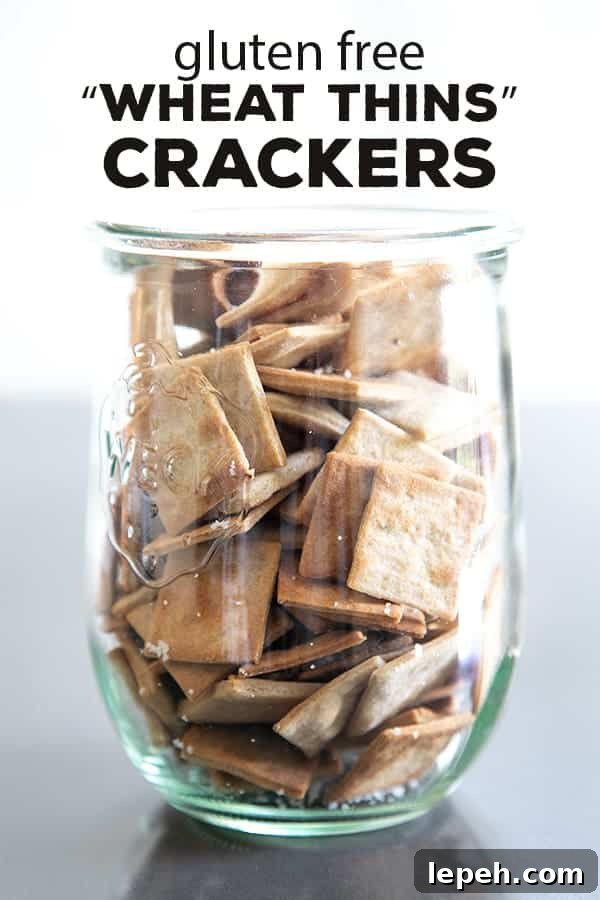 These gluten free Wheat Thins crackers have all the hearty, crispy and buttery taste you remember—just without the wheat. #wheatfree #wheathins #glutenfree #gf #crackers