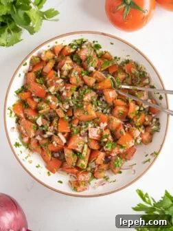 Classic Moroccan Tomato Side Salad