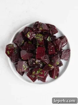 Roasted Moroccan Beet Side Salad
