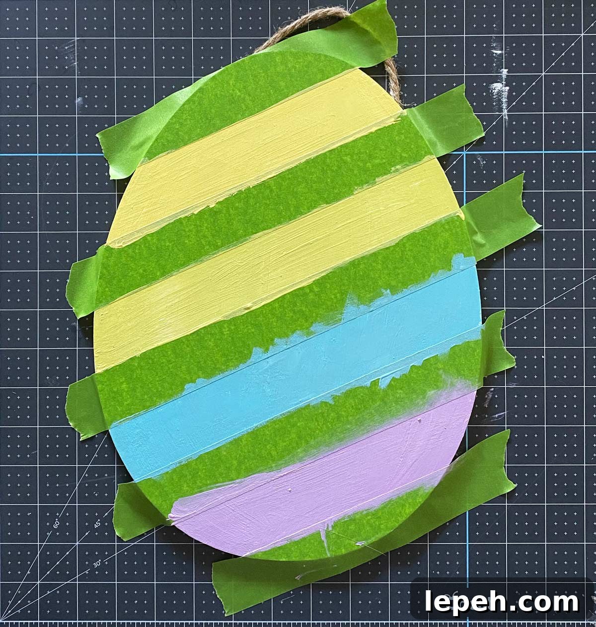 How to Paint Multicolored Plaid