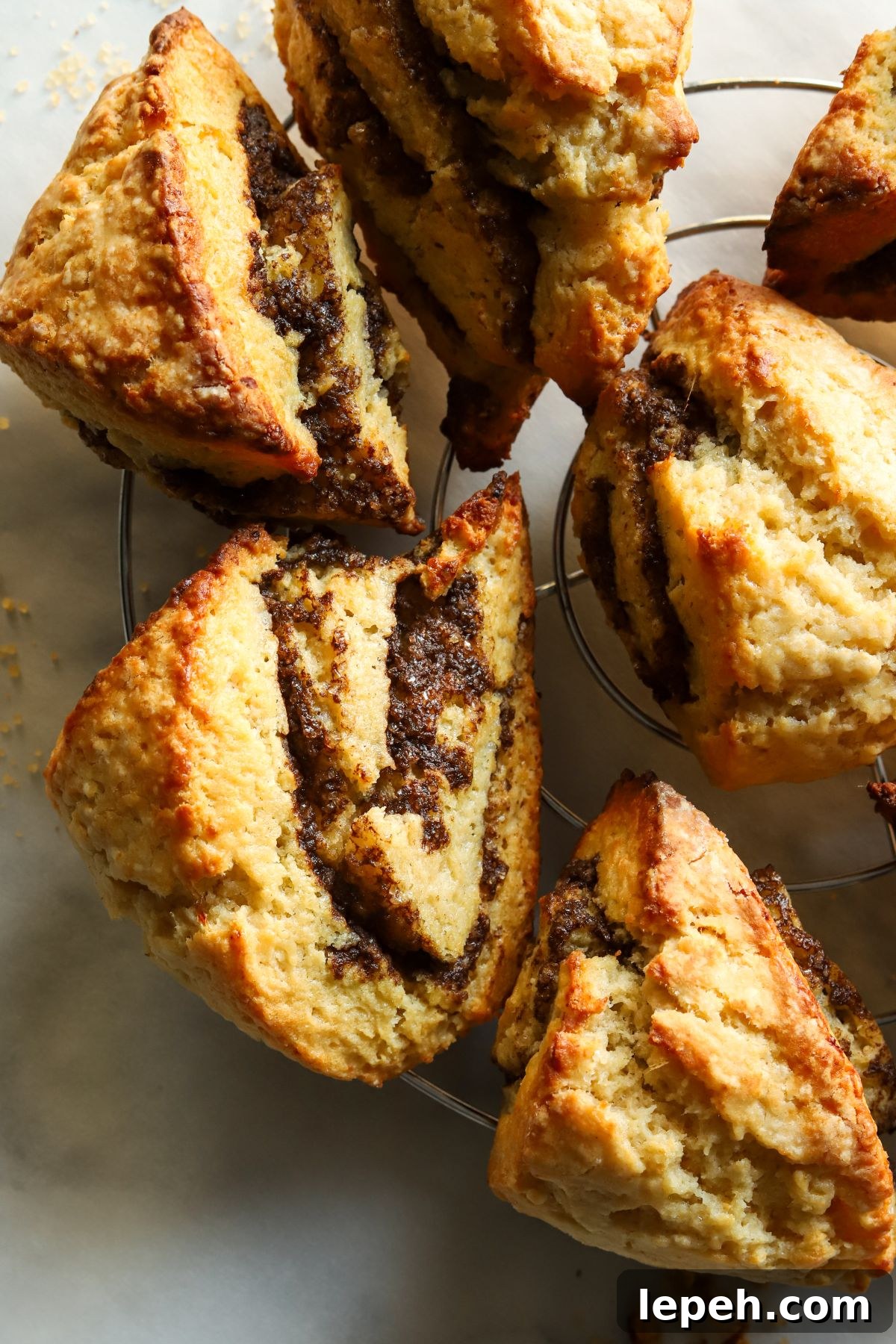Cinnamon Roll Protein Scones