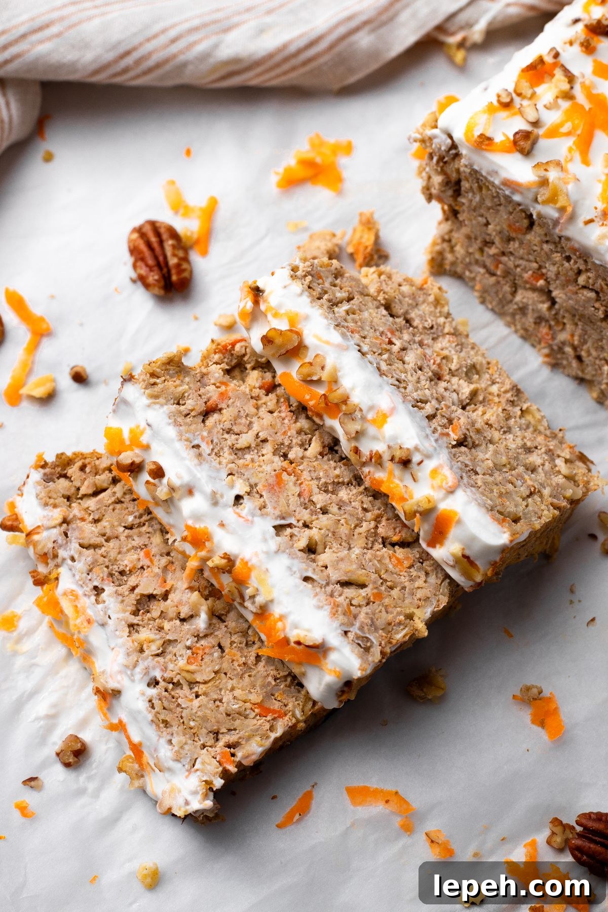 Flourless Cottage Cheese Carrot Cake