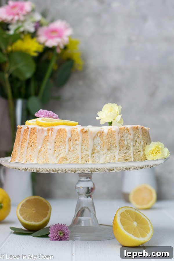 lemon angel food cake