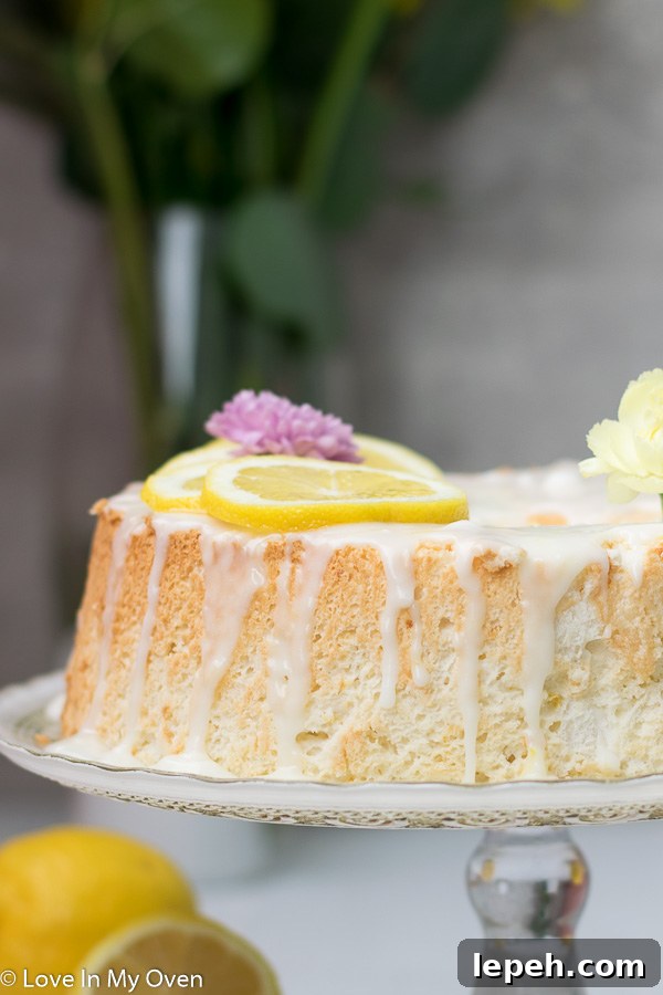 lemon angel food cake