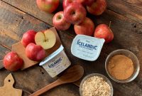 Cardamom Hasselback Apples with Icelandic Vanilla Skyr